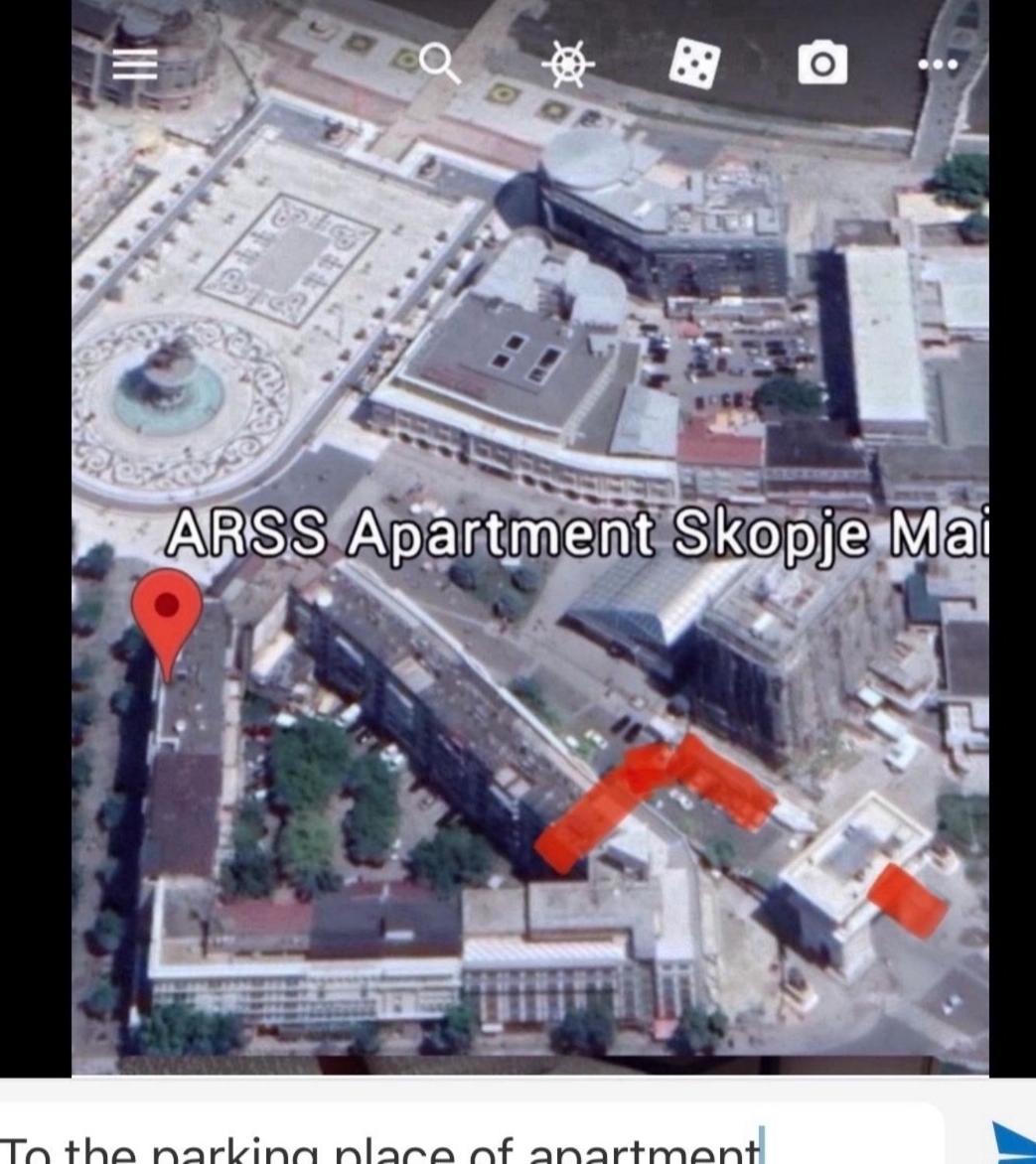 Arss Apartment Skopje Main Square Eksteriør bilde