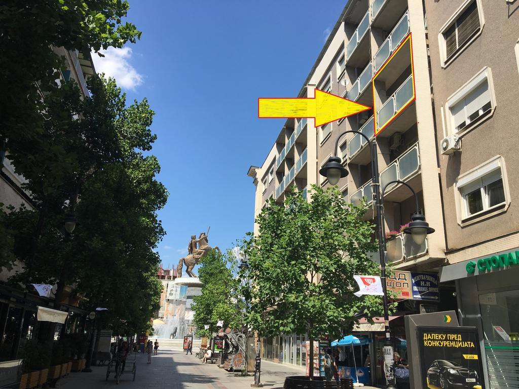 Arss Apartment Skopje Main Square Eksteriør bilde